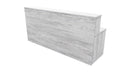 Nelson Reception Desk 2400x700x1125 Nordic Pine