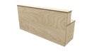 Nelson Reception Desk 2400x700x1125 Premium Ply