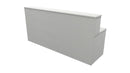Nelson Reception Desk 2400x700x1125 Seal Grey