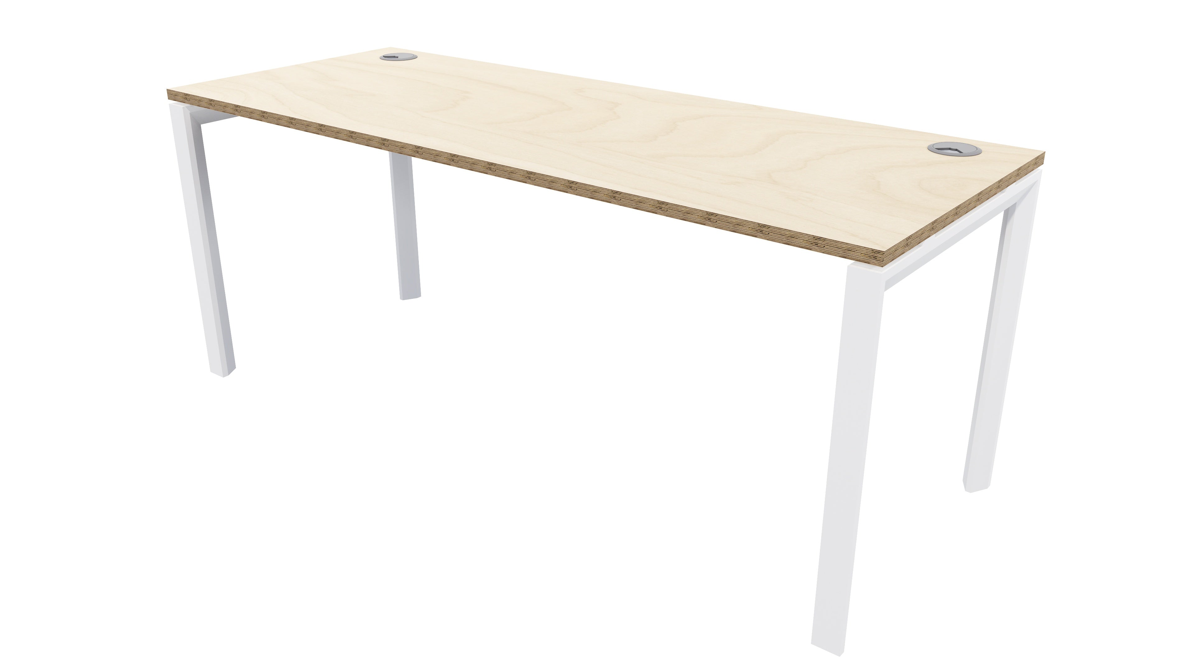 Novah Desk 1200x600 White Premium Ply
