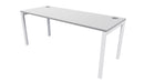 Novah Desk 1200x600 White Silver Strata