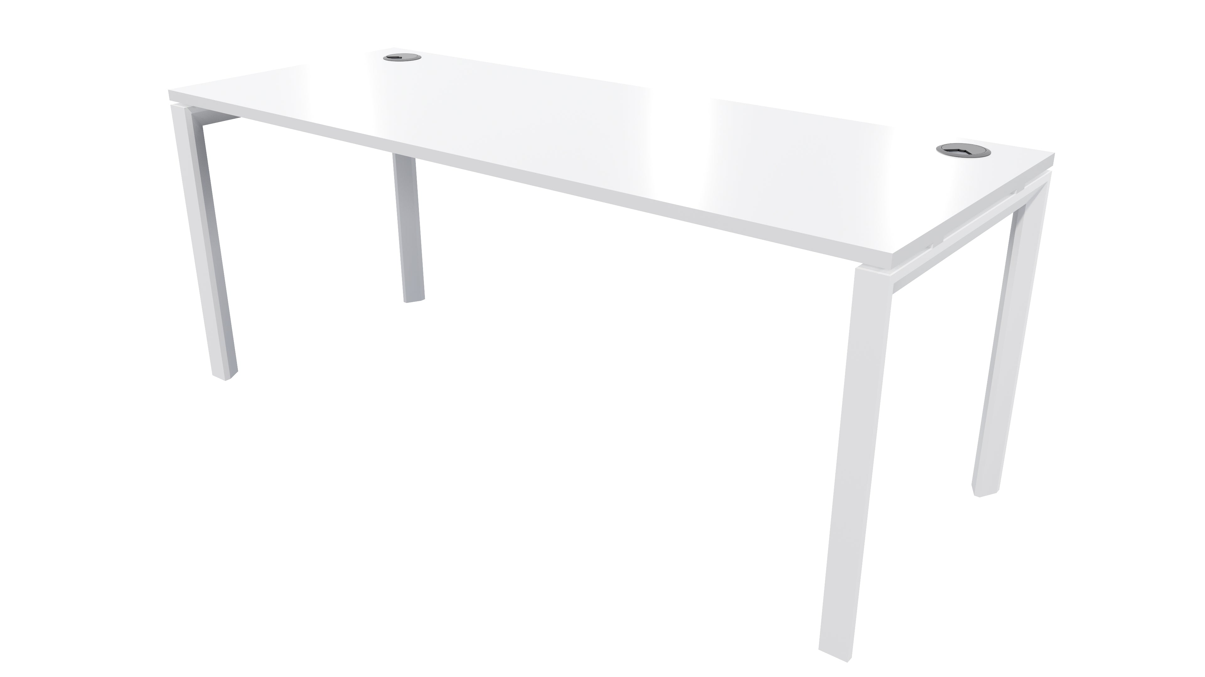 Novah Desk 1200x600 White White