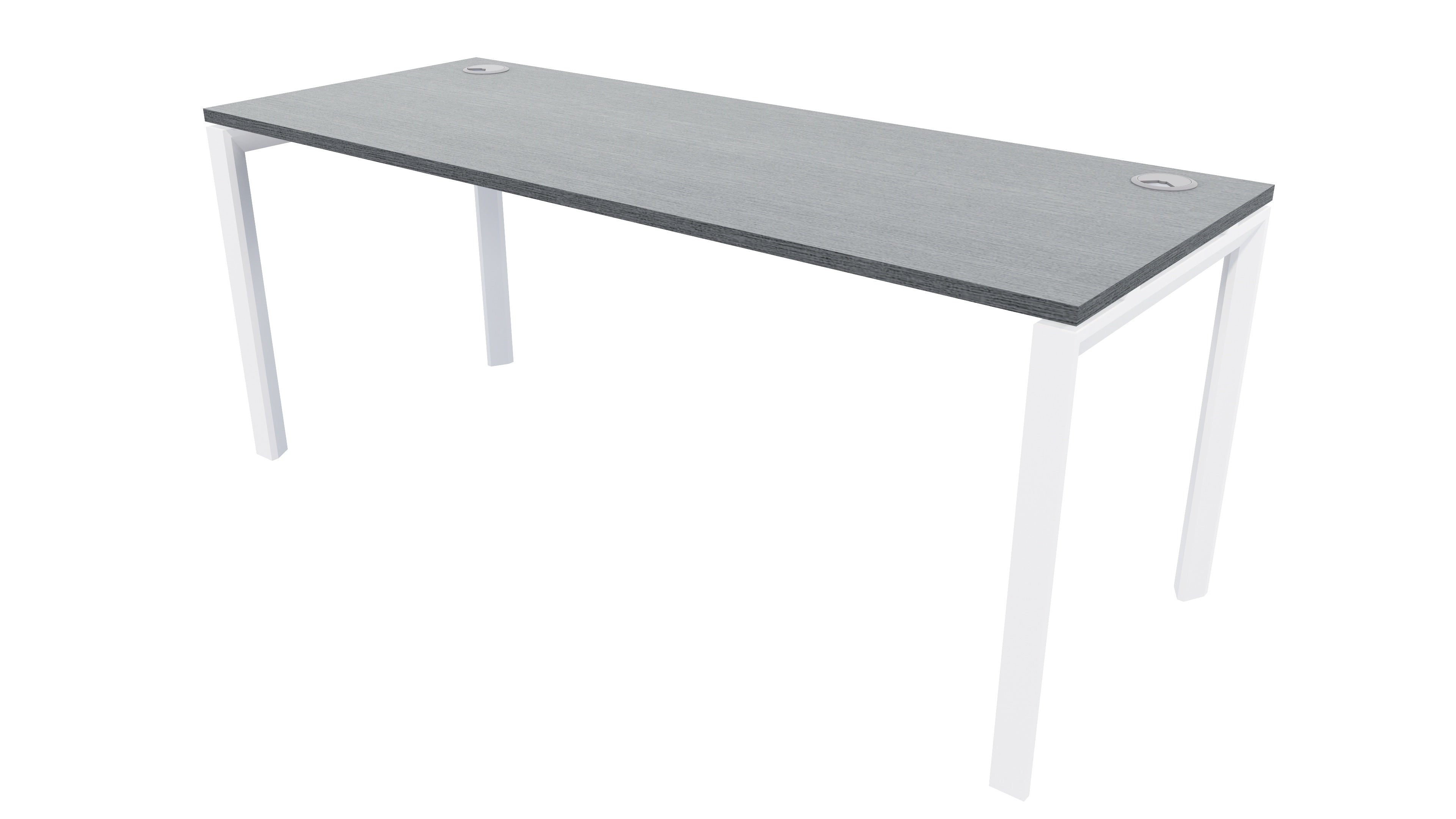 Novah Desk 1200x700 White New Graphite