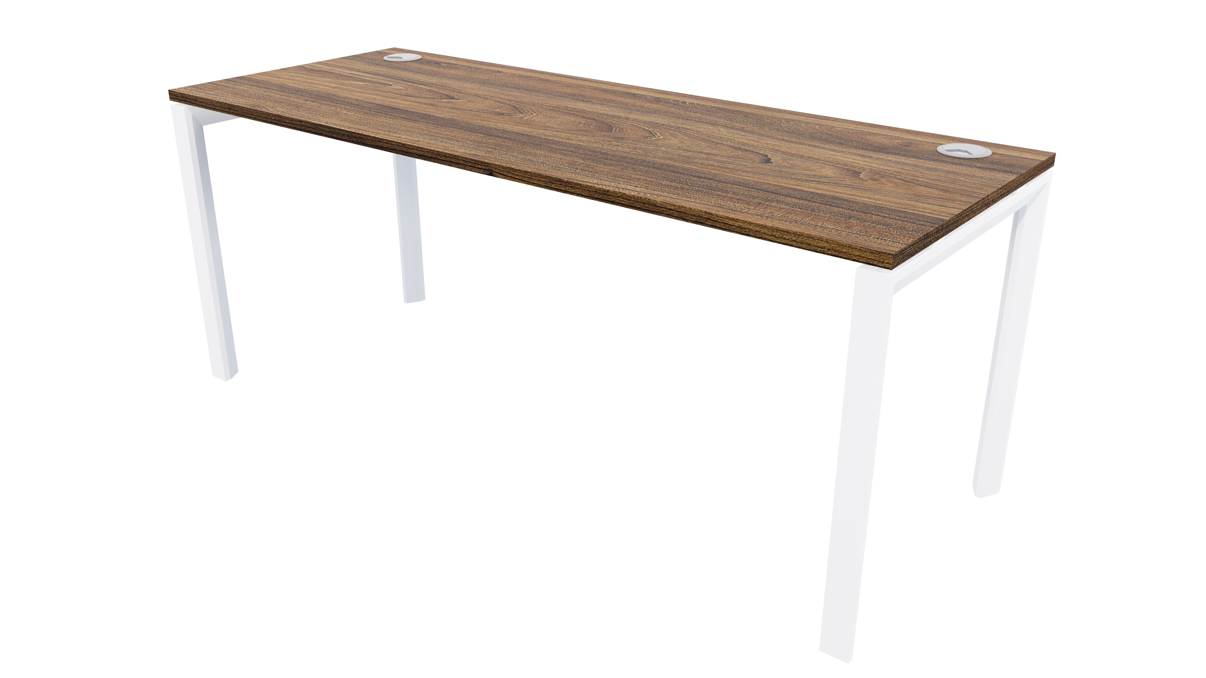 Novah Desk 1800x600 White Tasman Elm
