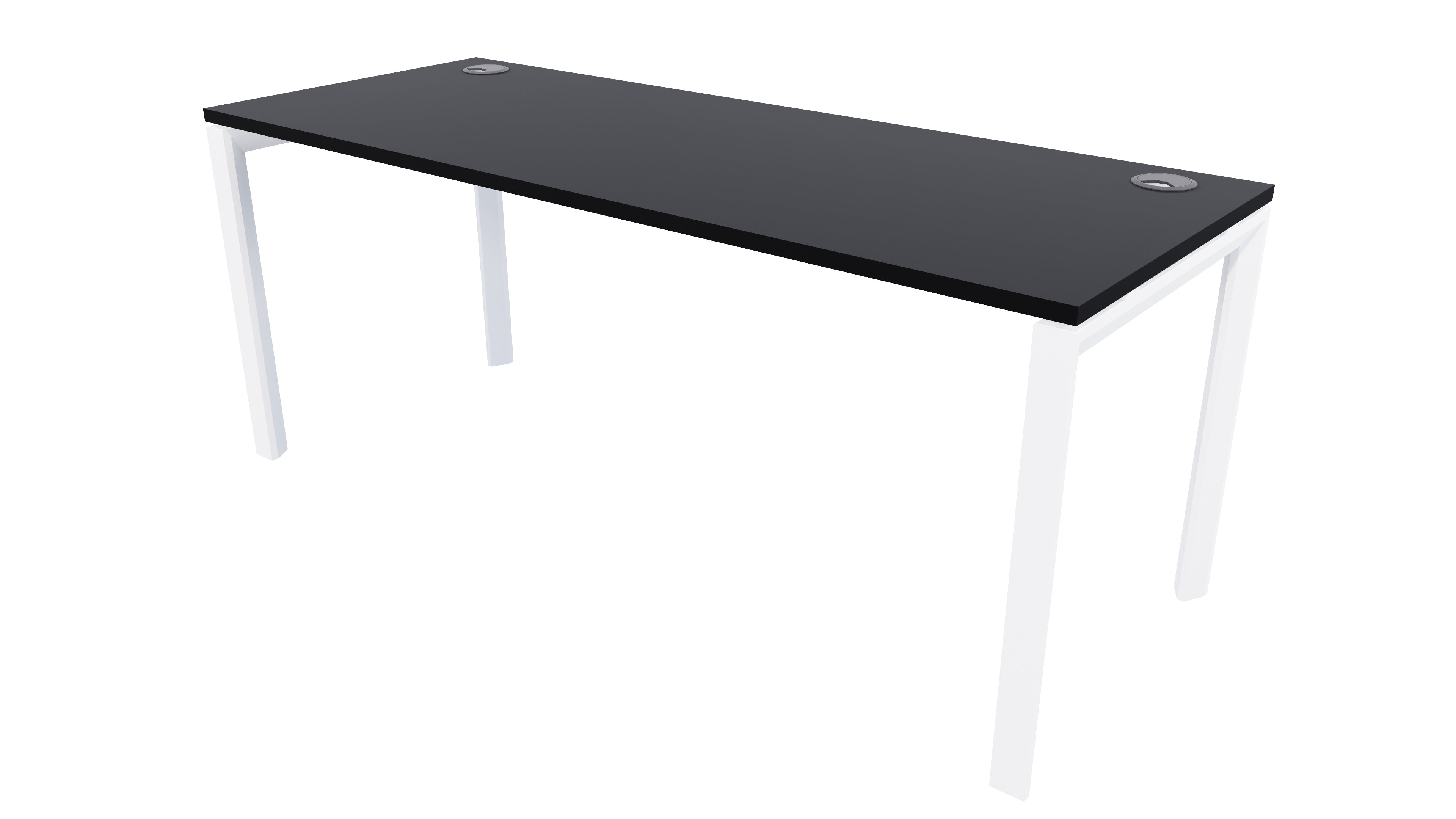Novah Desk 1800x700 White Black