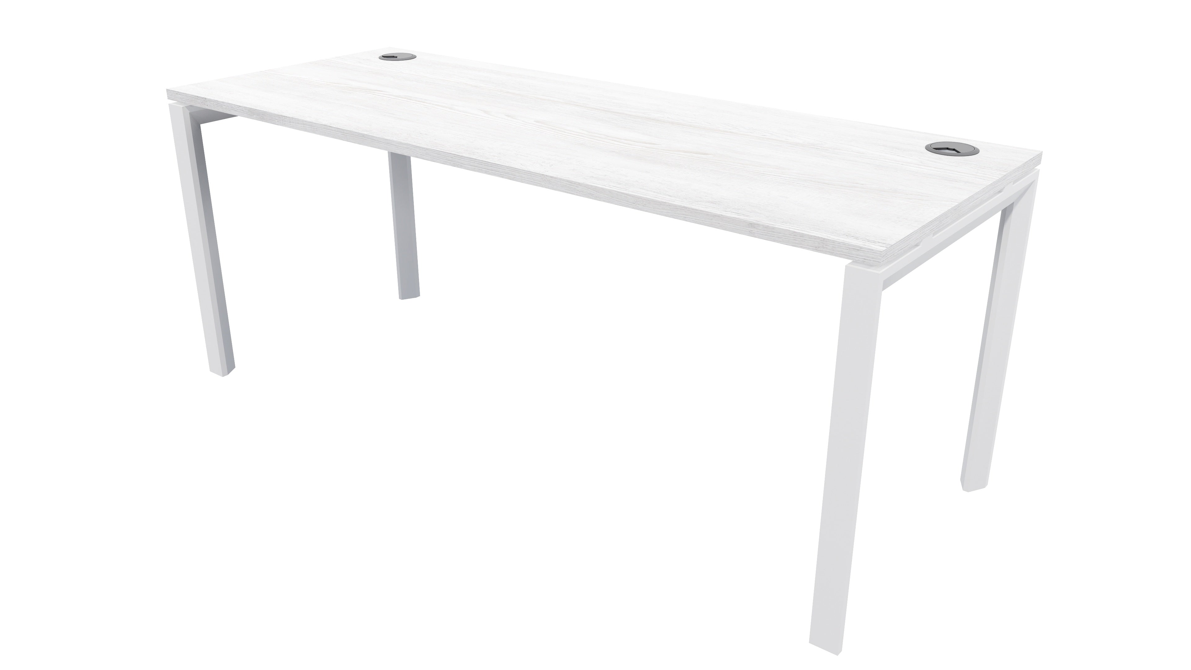 Novah Desk 1800x700 White Nordic Pine