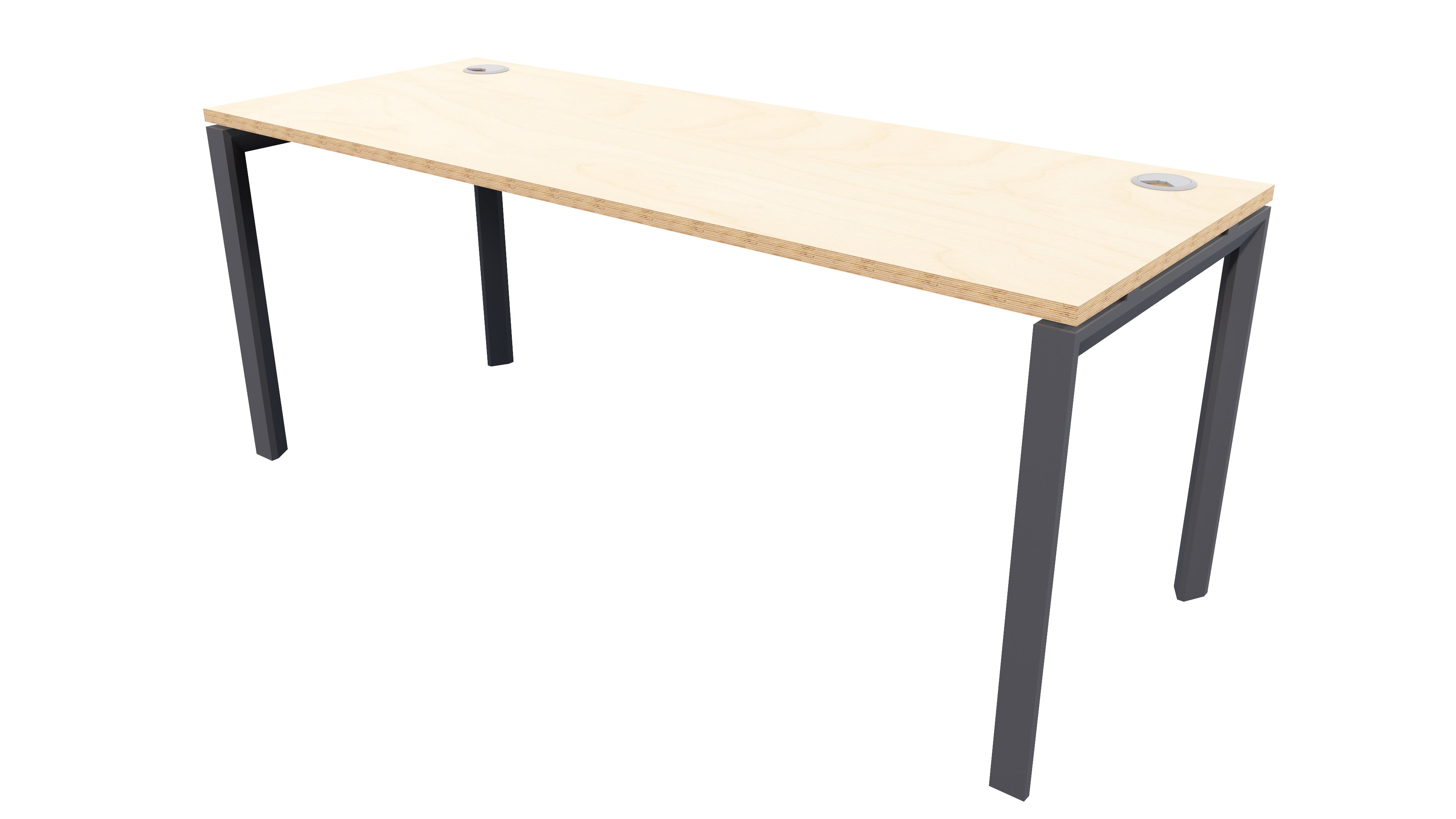 Novah Desk 1200x600 Black Premium Ply