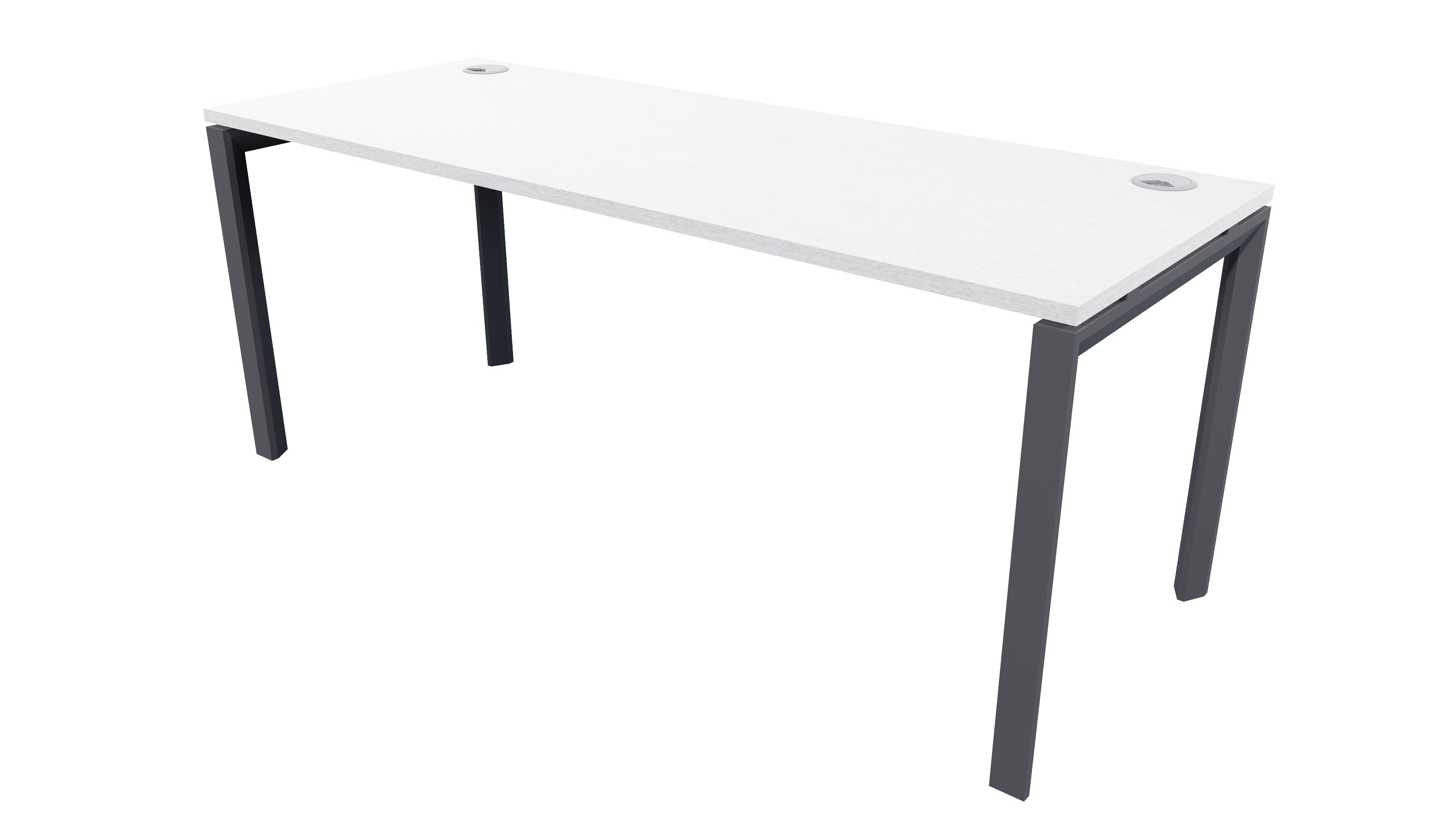 Novah Desk 1200x600 Black Silver Haze