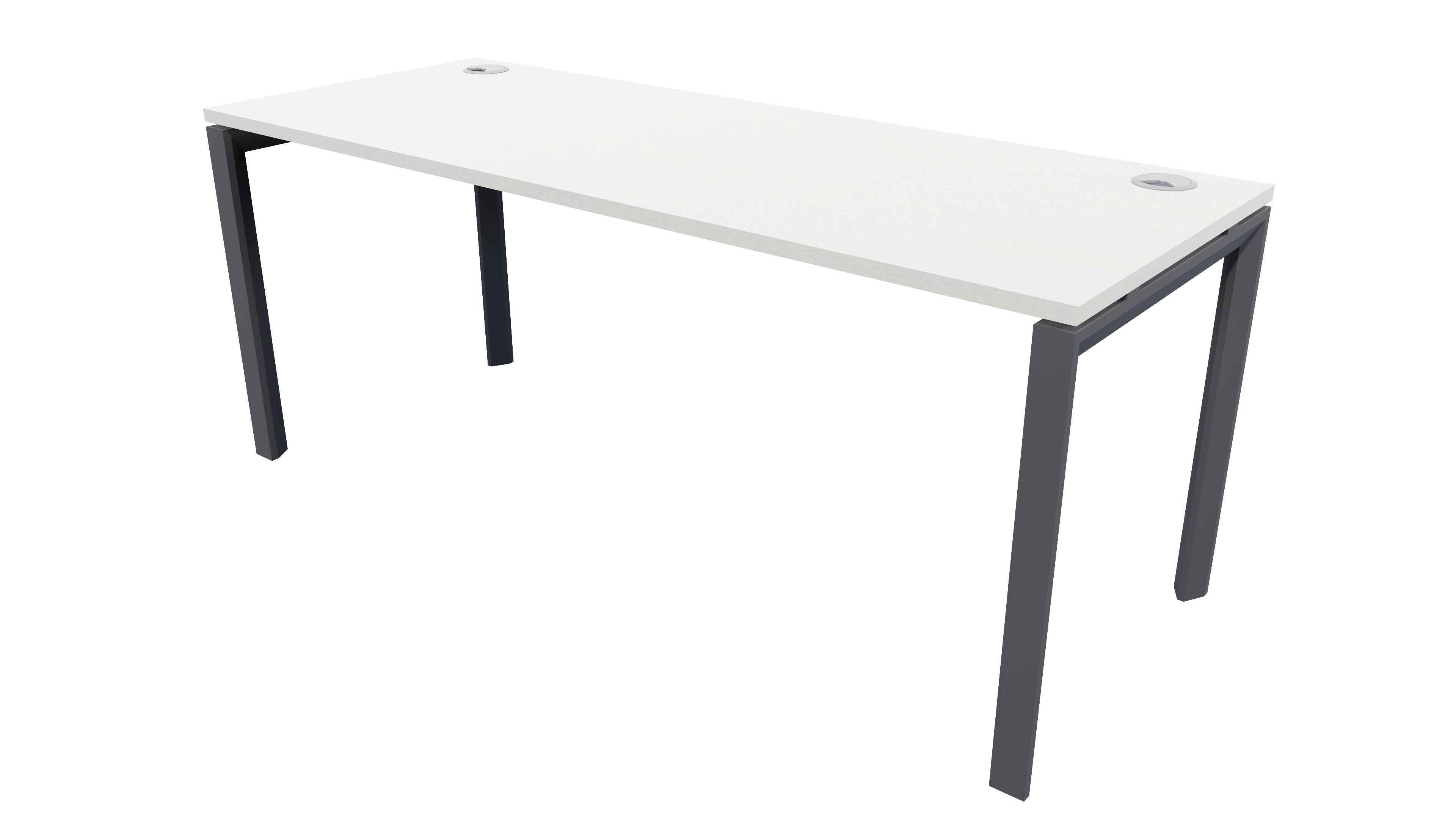 Novah Desk 1200x700 Black Seal Grey