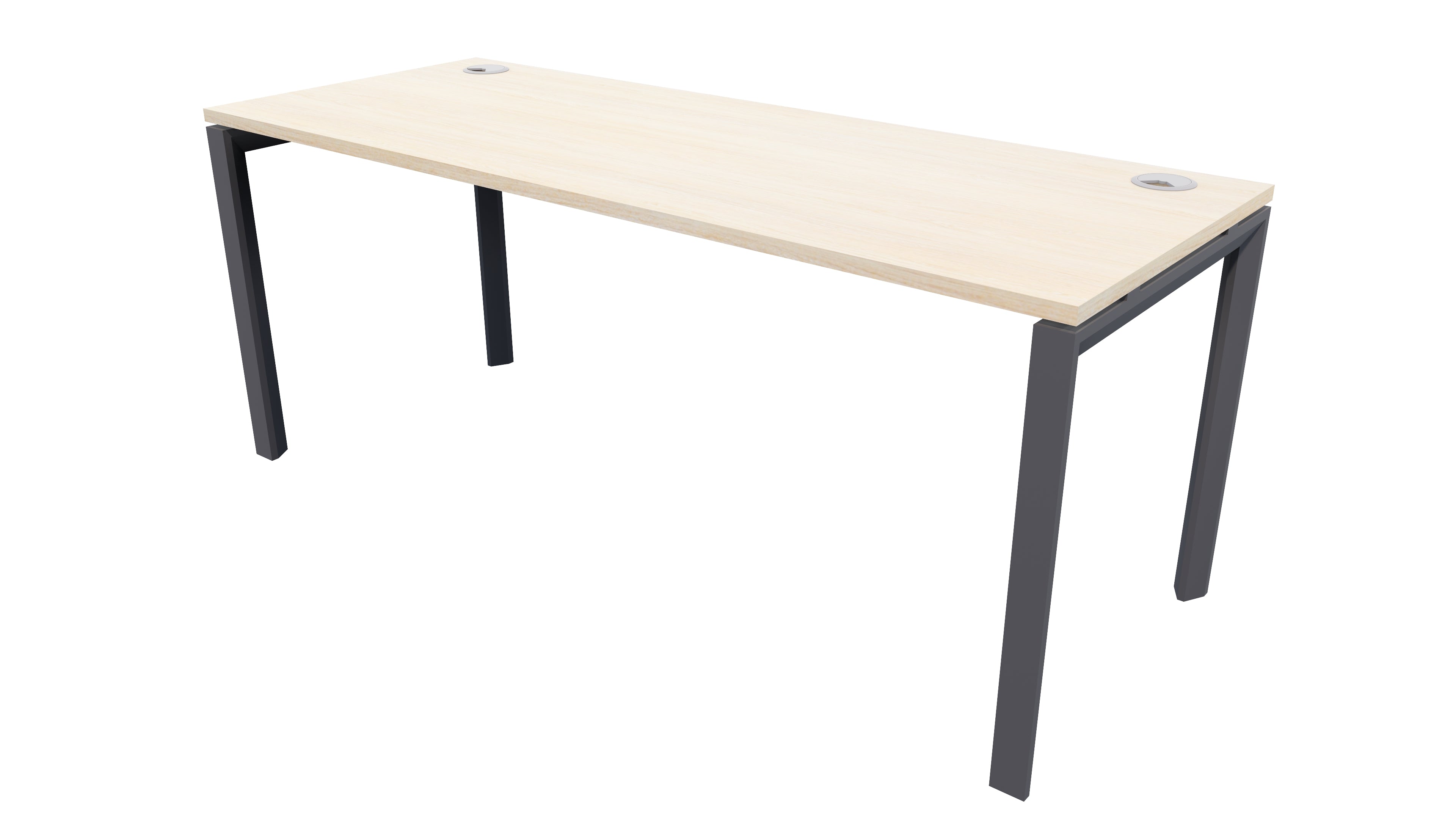 Novah Desk 1200x700 Black Seasoned Oak