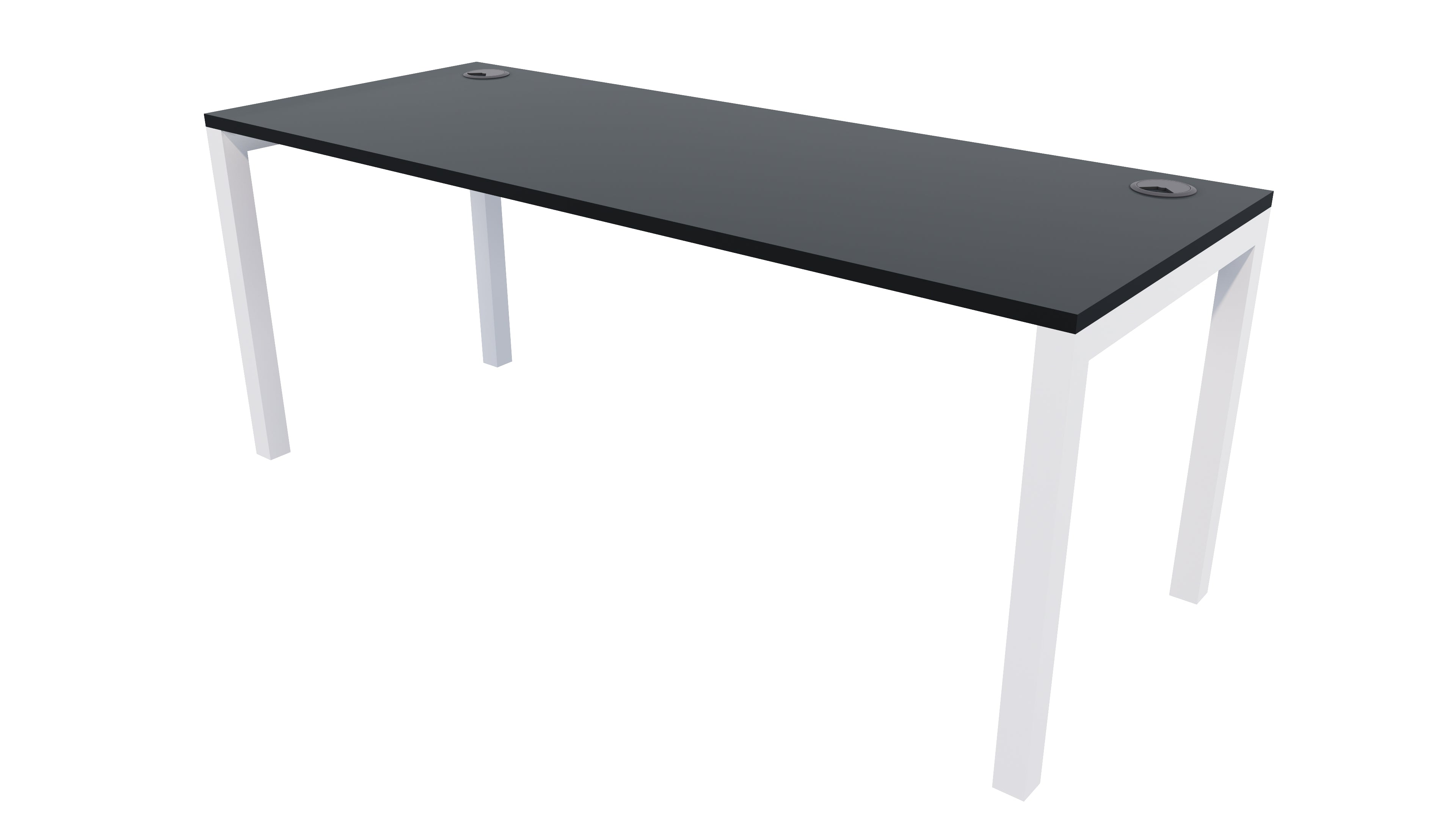 Quattro Fixed Height Desk 1800x700 Carbon