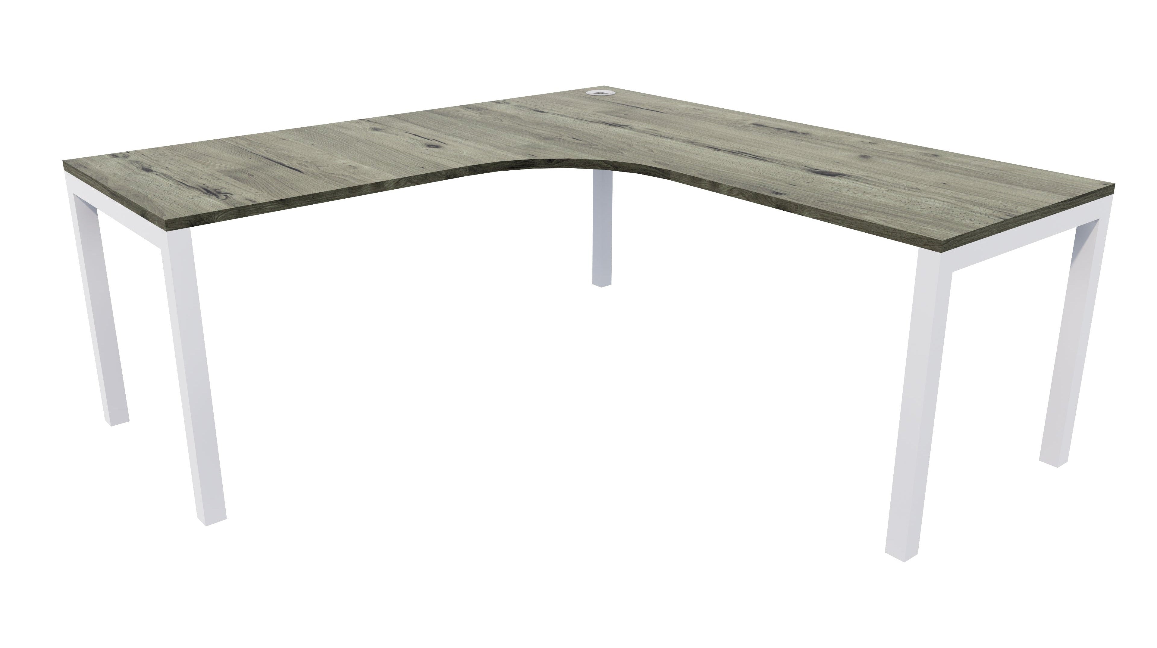 Quattro Workstation 1500x1500x600 Coronet Beech