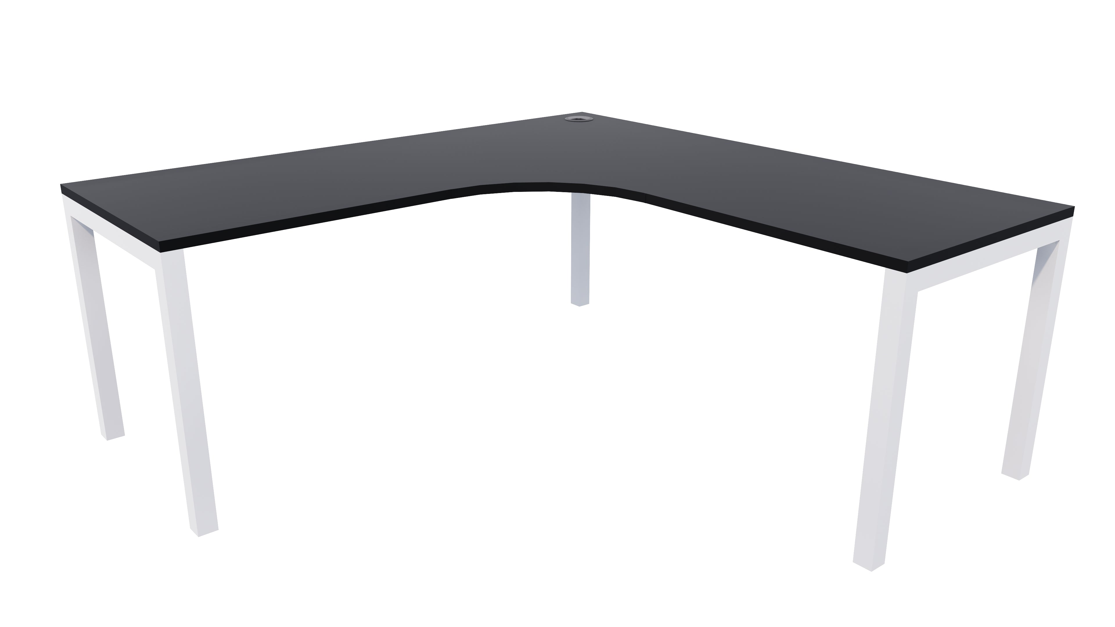 Quattro Workstation 1500x1500x700 Black
