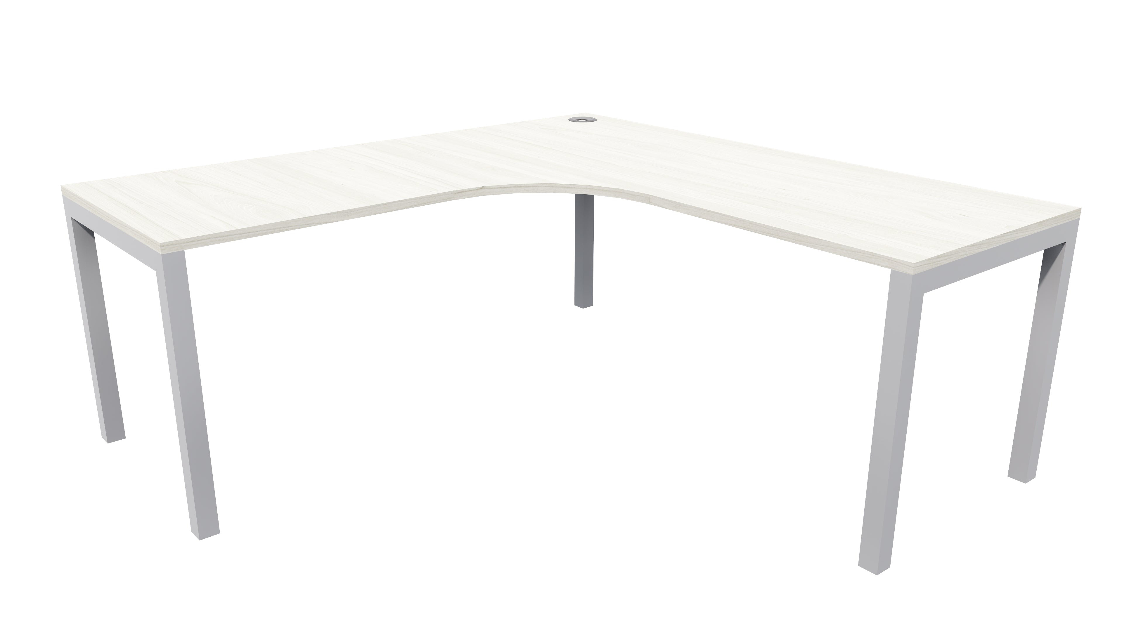 Quattro Workstation 1800x1800x600 Coastal Elm