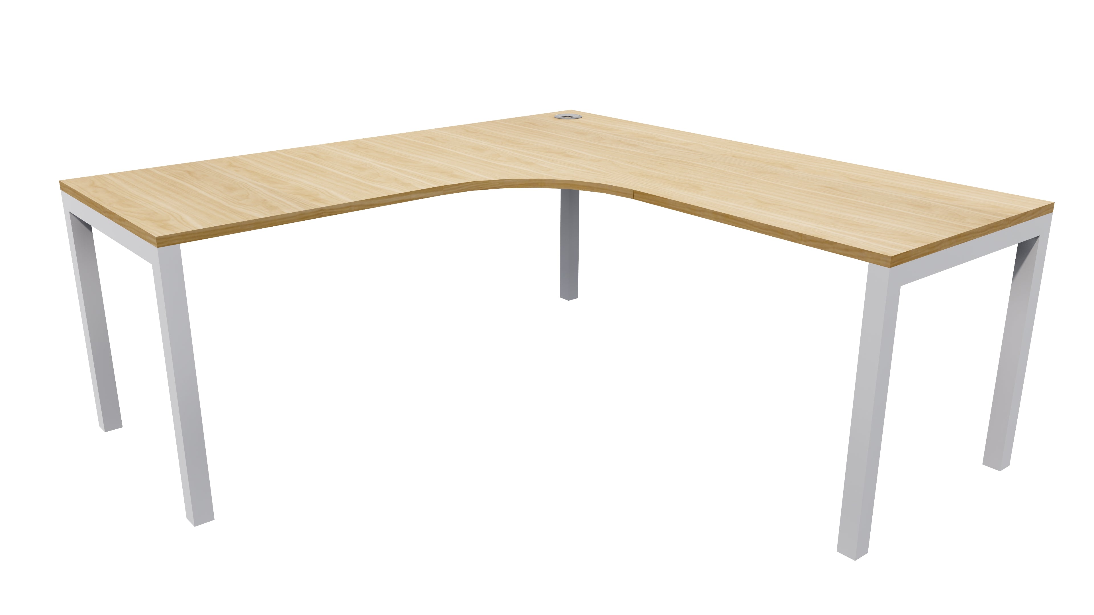 Quattro Workstation 1800x1800x600 NZ Tawa