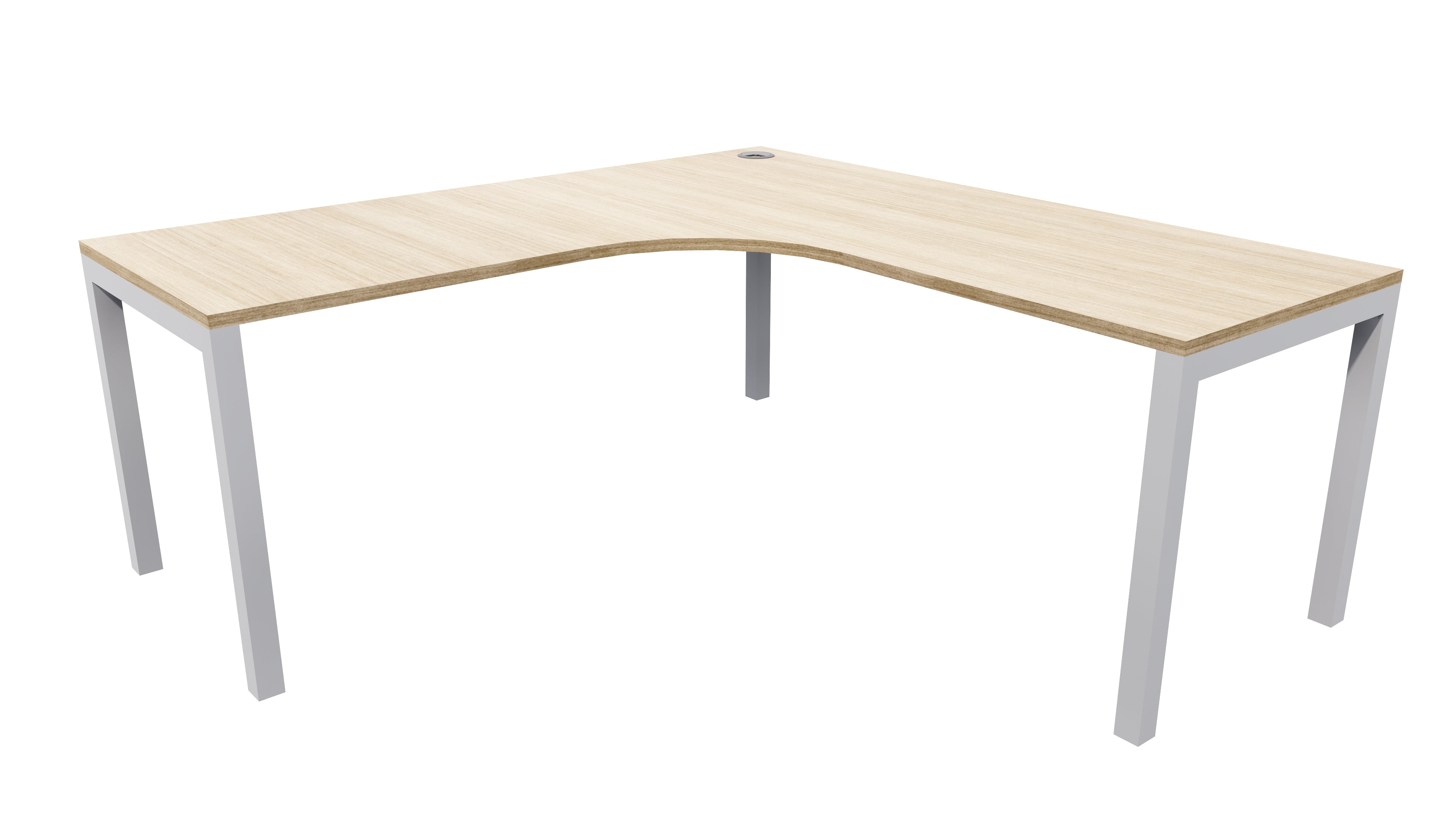 Quattro Workstation 1800x1800x600 Sublime Teak