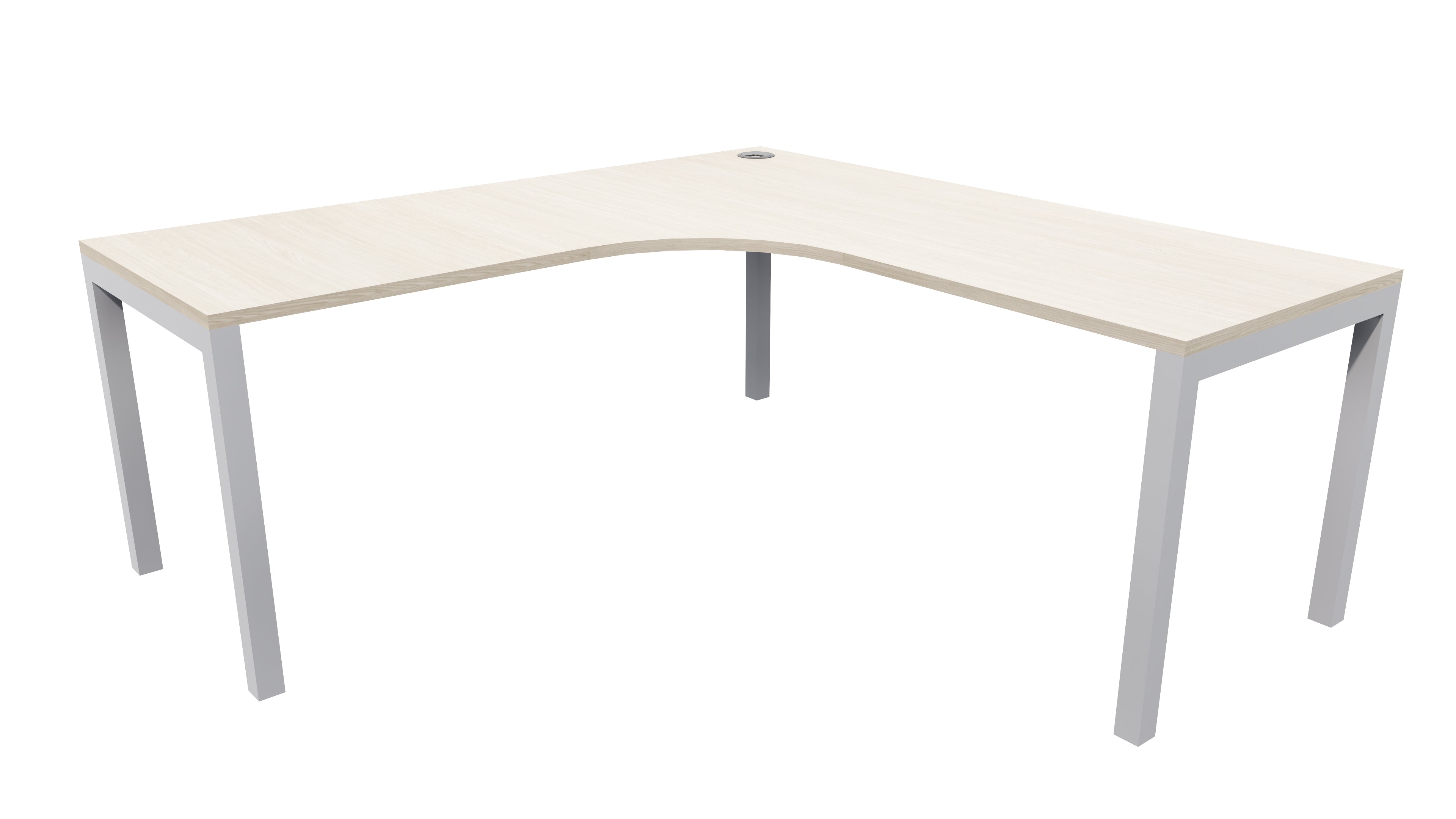 Quattro Workstation 1800x1800x700 Aged Ash