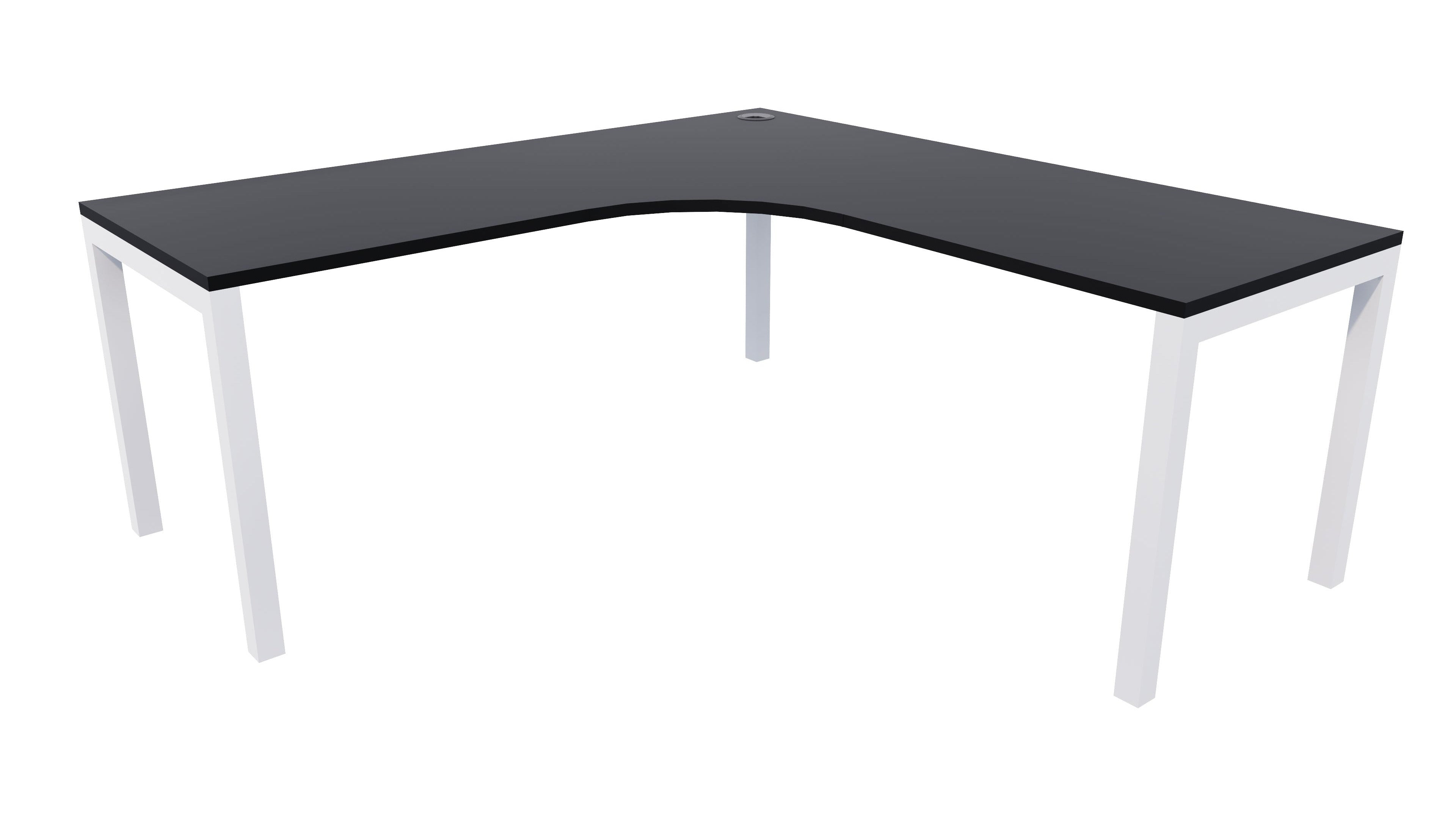 Quattro Workstation 1800x1800x700 Black