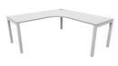 Quattro Workstation 1800x1800x700 Silver Strata