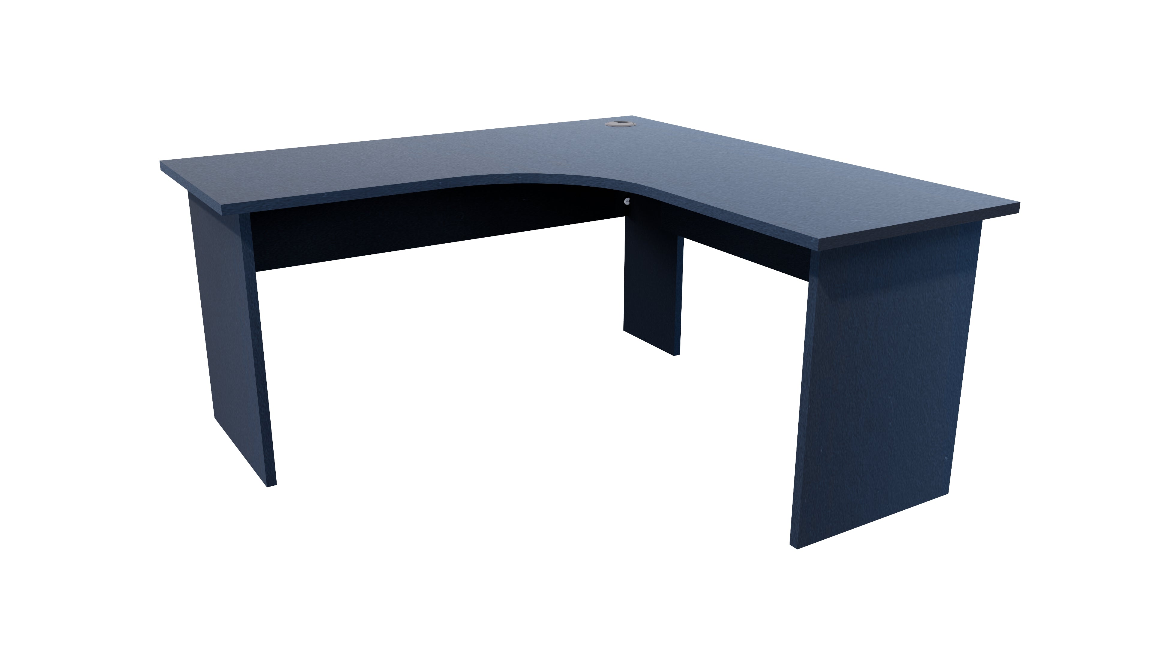 Zealand Workstation 1500x1500x700 Char Blue