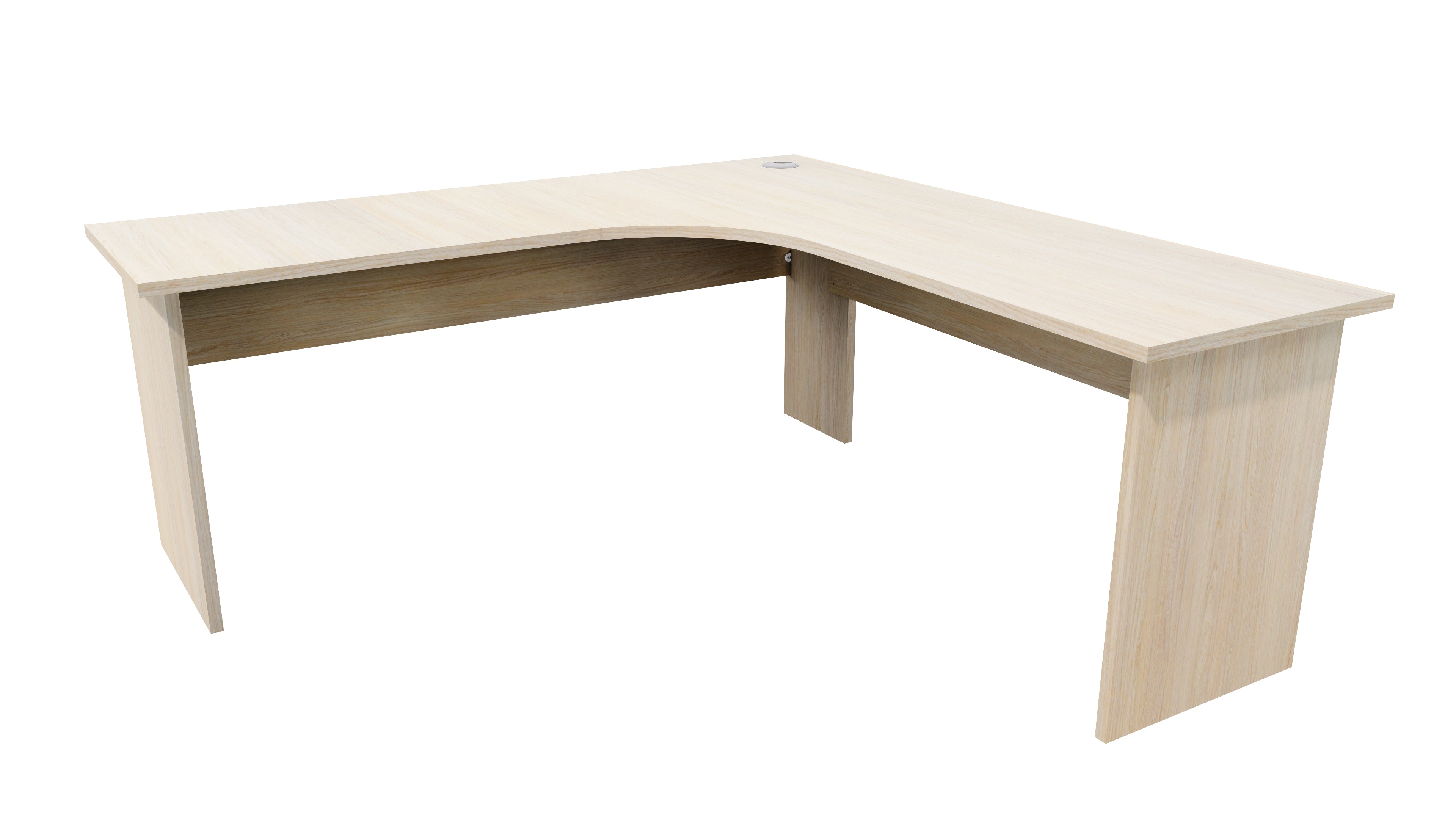 Zealand Workstation 1800x1800x700 Seasoned Oak