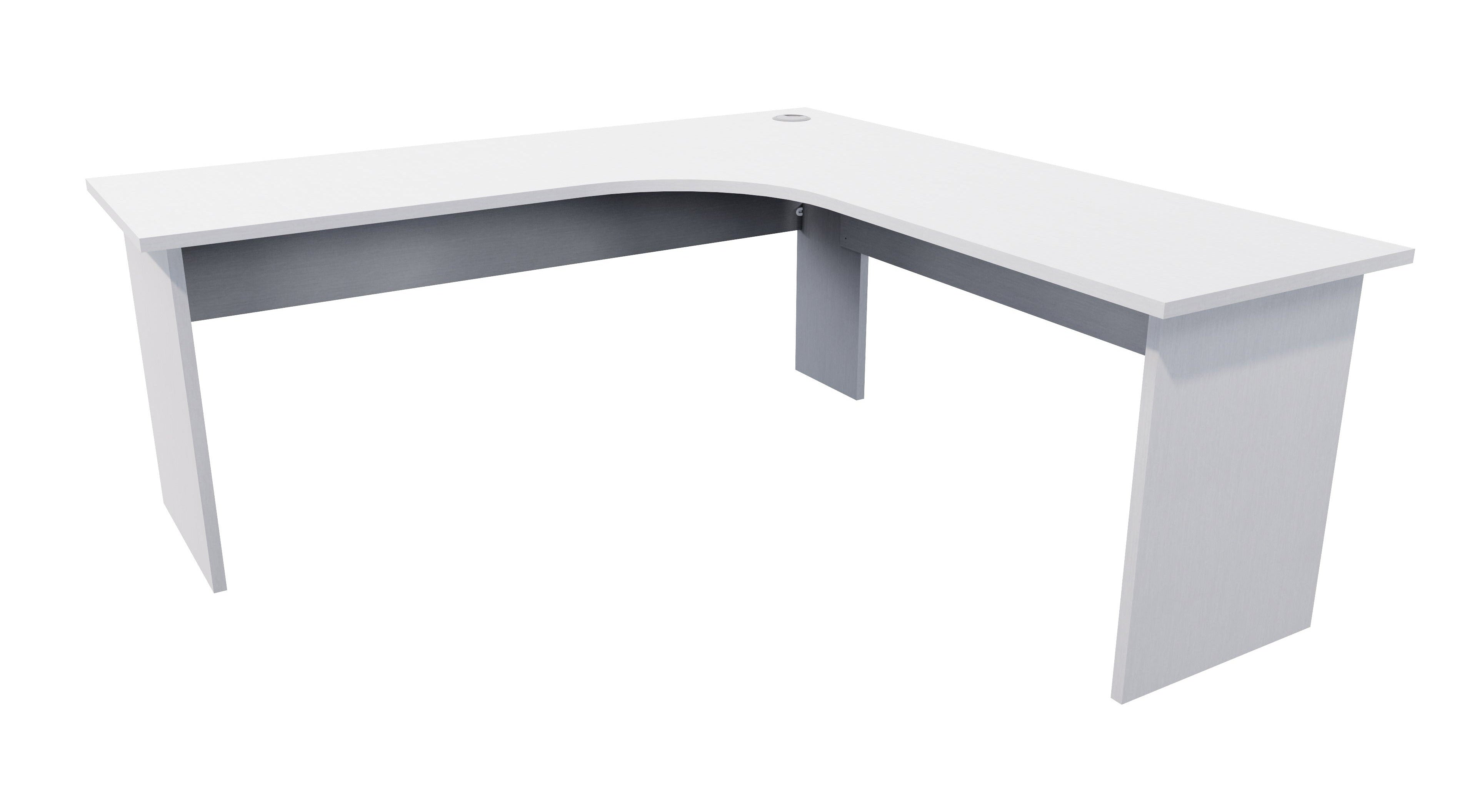Zealand Workstation 1800x1800x700 / Silver Strata
