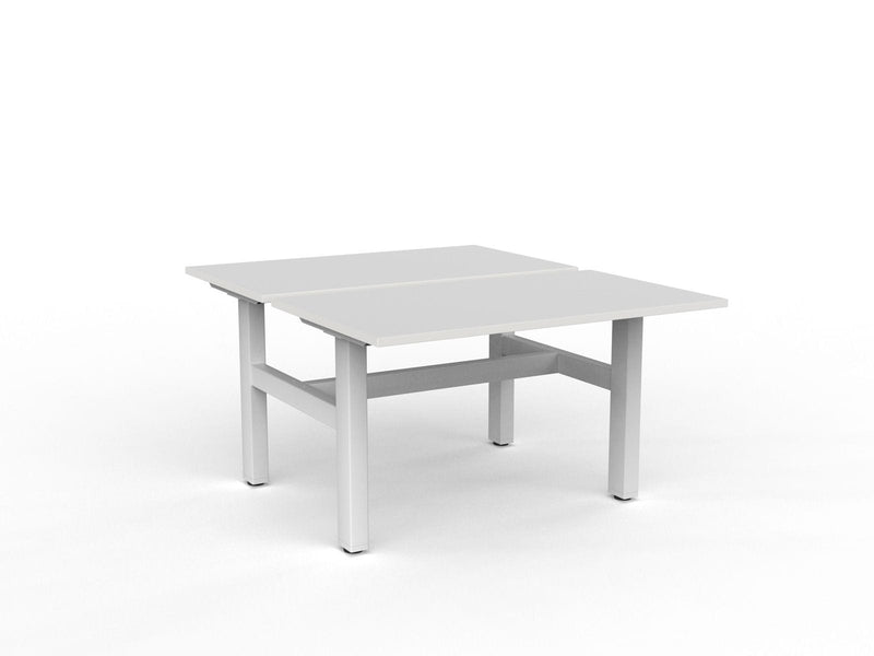 Agile Fixed Height Shared Desk 1200 x 700 / White / White