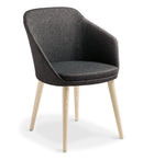 Amelia with Timber Legs Anthracite
