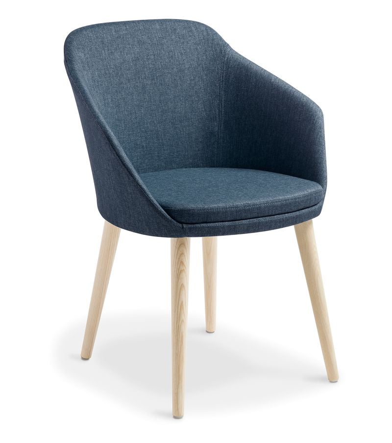 Amelia with Timber Legs Navy
