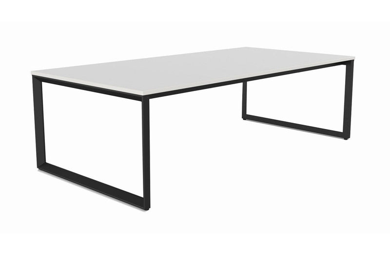 Anvil Boardroom Table White / Black