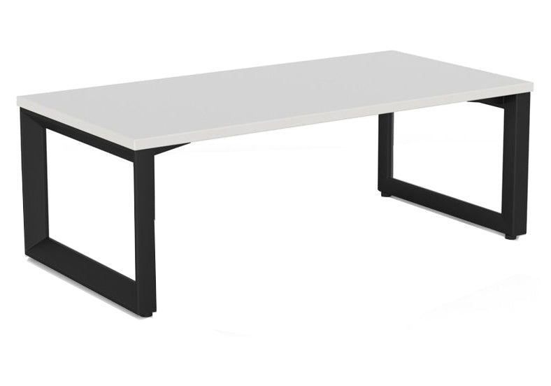 Anvil Coffee Table 1200 x 600 / White / Black