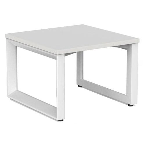 Anvil Coffee Table 600 x 600 / White / White