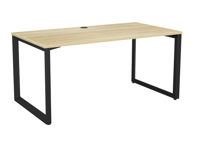 Anvil Desk 1500 x 800 / Atlantic Oak / Black