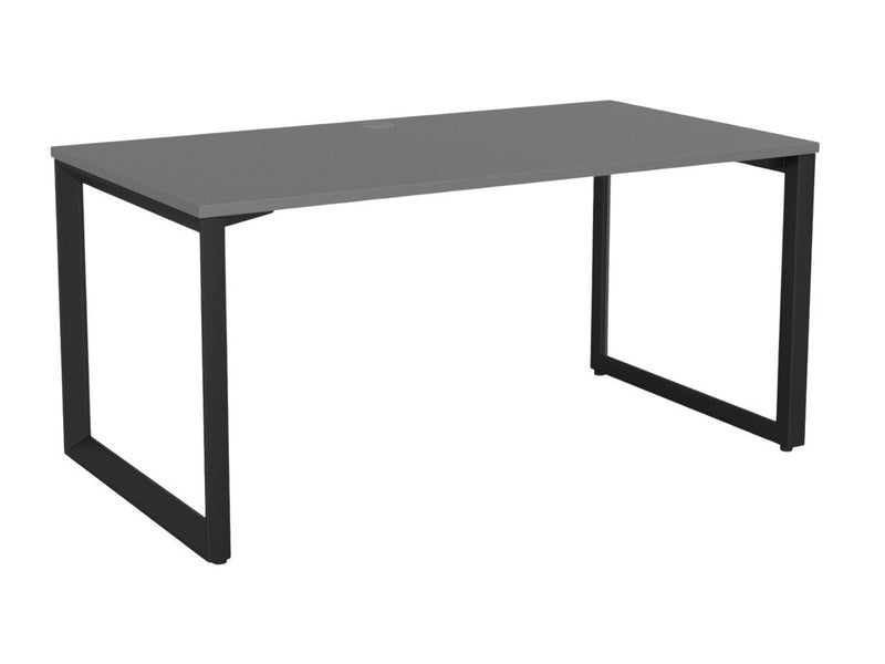 Anvil Desk 1500 x 800 / Silver / Black