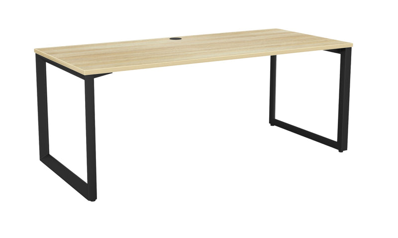 Anvil Desk 1800 x 800 / Atlantic Oak / Black