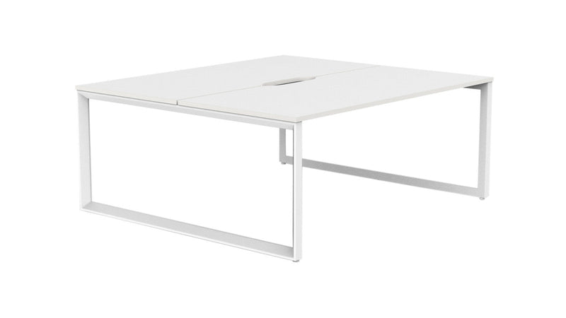 Anvil Double Sided Desk 2 Person 1800 x 800 / White