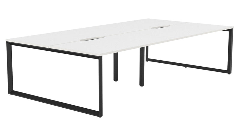 Anvil Double Sided Desk 4 Person 1500 x 800 / Black