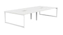 Anvil Double Sided Desk 4 Person 1800 x 800 / White