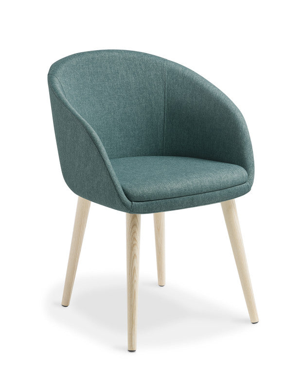 Aria Meeting Chair Atlantic / Keylargo / Natural Ash Timber