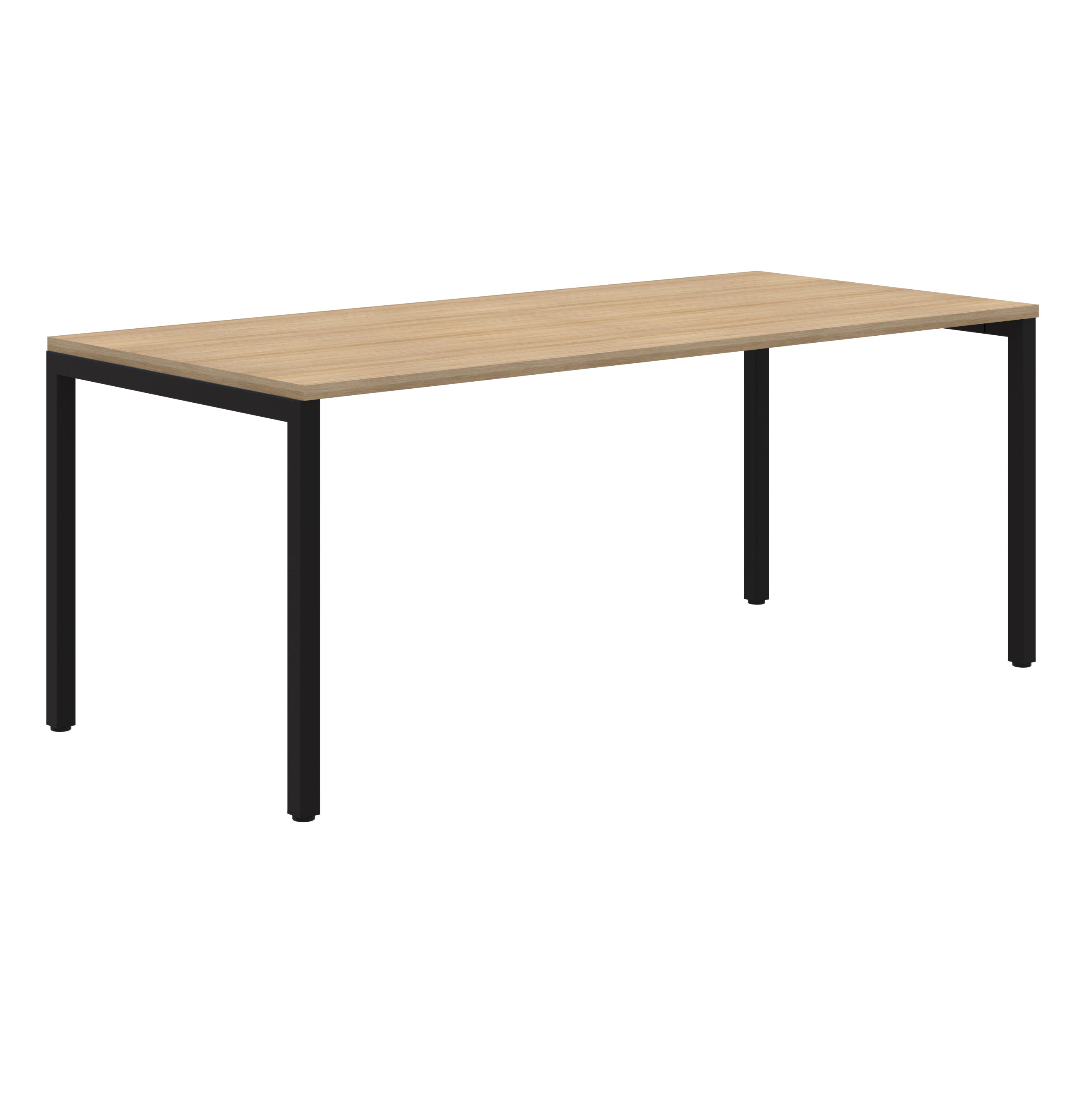 Avero Canteen Table 1200 x 700 / Classic Oak Naturale / Black