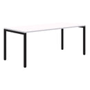 Avero Canteen Table 1200 x 700 / Snow Velvet / Black