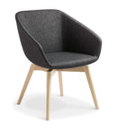 Barker Meeting Chair Anthracite / Keylargo / Natural Beech Timber