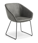 Barker Meeting Chair Slate / Eastwood / Black Sled