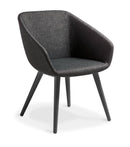 Barker with Timber Legs Anthracite / Black Ash / Keylargo