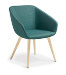 Barker with Timber Legs Atlantic / Natural Ash / Keylargo
