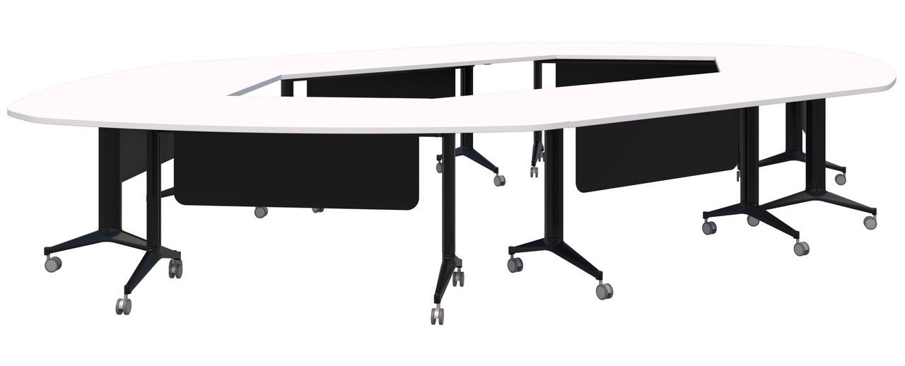 Boost Chamber Table 4900 x 3000 / Snow Velvet / Black