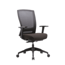 Buro Mentor Upholstered With / Black / Without