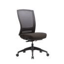 Buro Mentor Upholstered Without / Black / Without