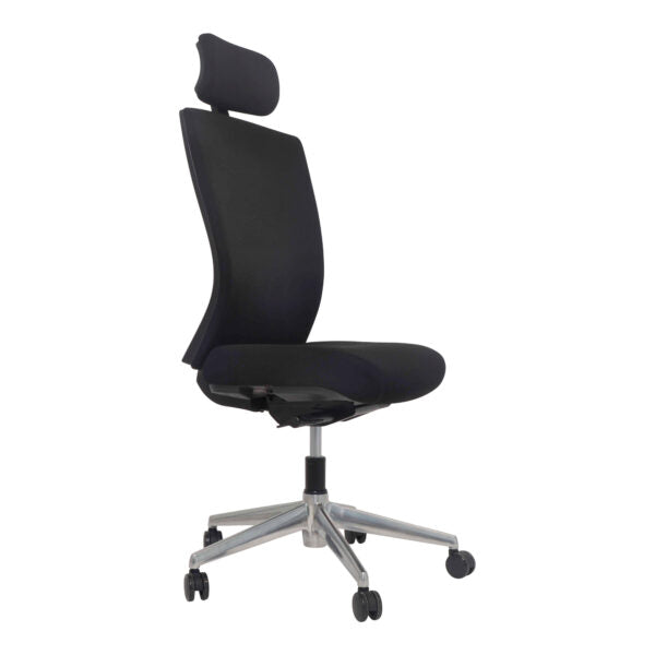 Buro Mentor Upholstered Without / Polished Aluminium / With