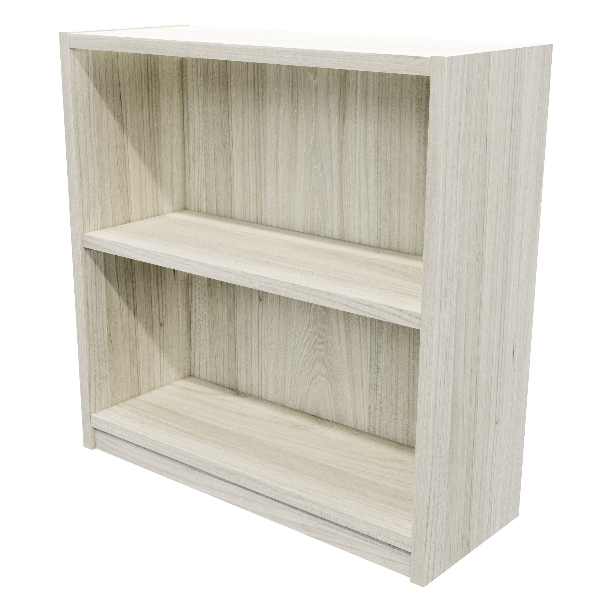 Commercial Bookcase 2 Tier / Coastal Elm